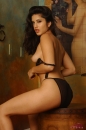 Sunny In Lacey Black Lingerie picture 6