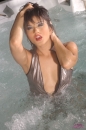 Silver One-Piece Jacuzzi Tease picture 16